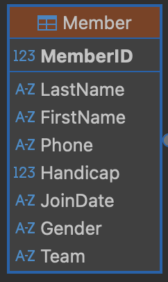 Member Table